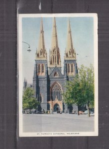 VICTORIA, MELBOURNE, St. PATRICK'S CATHEDRAL, c1950 ppc., unused.