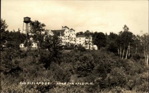 Lake Sunapee New Hampshire NH Soo Nipi Lodge Real Photo Vintage Postcard