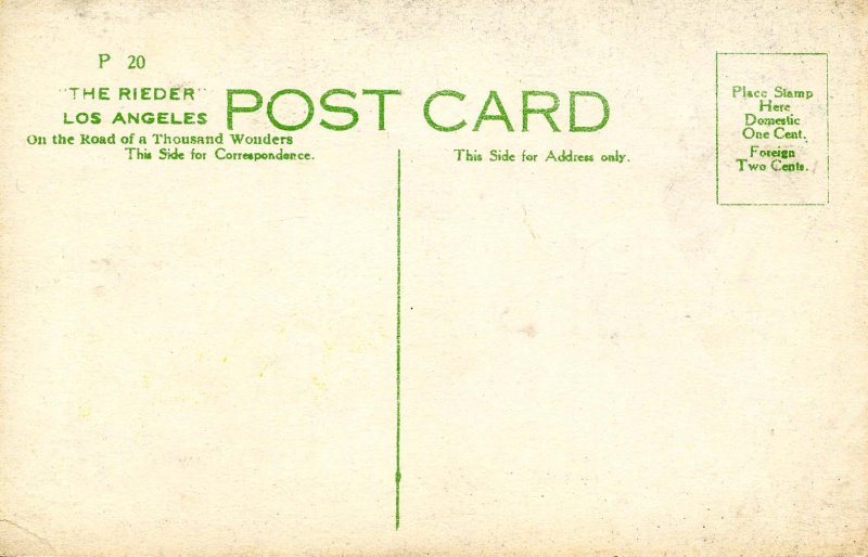 CA - Catalina Island. Buena Vista Park