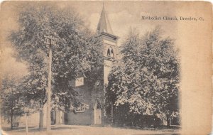 J63/ Dresden Ohio Postcard c1910 Methodist Church Building 235