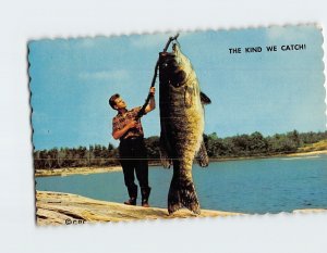 Postcard The Kind We Catch! Greetings from Ridgeway Ontario Canada