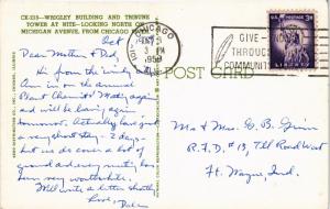 WRIGLEY BUILDING TRIBUNE TOWER CHICAGO ILLINOIS