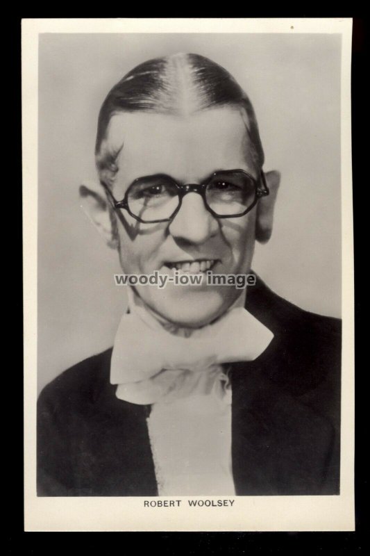 b1624 - Film Actor - Robert Woolsey - Picturegoer No. 514 - postcard