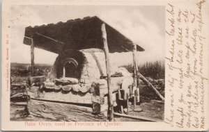 Bake Oven Province of Quebec c1905 Montreal Import Co Postcard G9