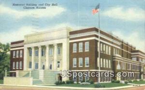 Memorial Building & City Hall Chanute KS 1965