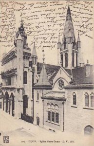 France Dijon Eglise Notre Dame 1917