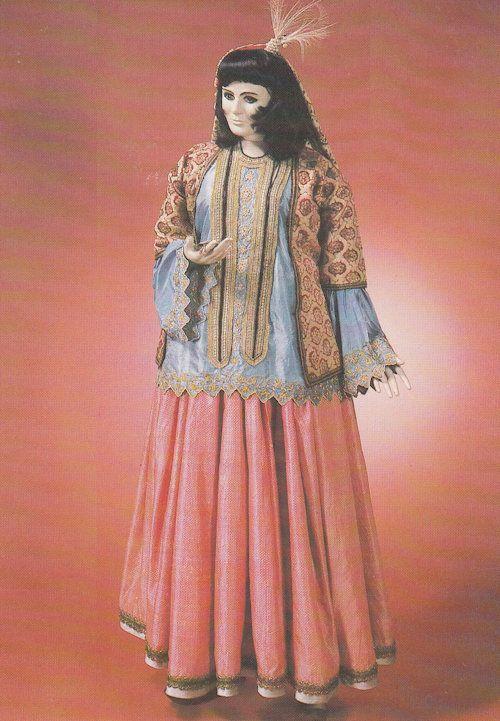 Persian Victorian Costume Waxwork Exhibit London Fashion Postcard