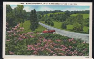 Virginia colour PC Blue Ridge Parkway in  Blue Ridge Mountains unused