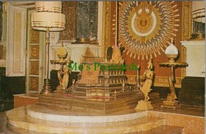 Thailand Postcard - The Gold Niello Throne, Chakri Hall RS25796