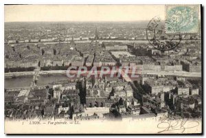 Old Postcard Lyon General view