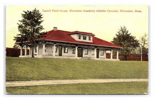 Gaskill Field House Worcester Academy Athletic Grounds Worcester Mass. Postcard