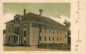 1908 Auburn Maine Grange undivided Langsdorf occupation Postcard 26-368