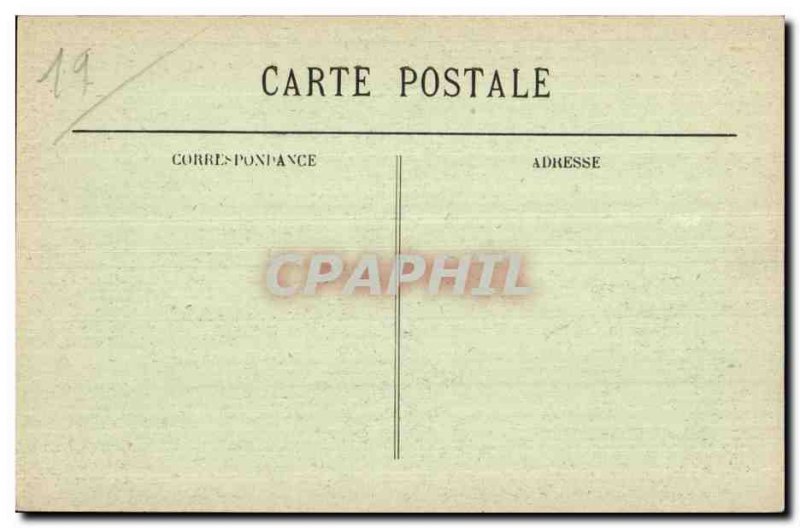 Old Postcard Correze Aubazine Church Convent and Ruins