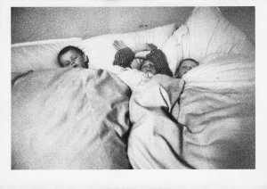 Marketa Luskacova Sleeping Children at Sunrise 1968 Czech Photo Postcard