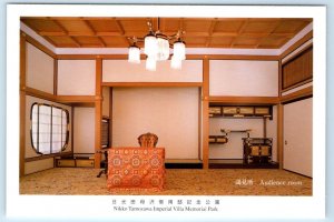 Nikko Tamozawa Imperial Villa Memorial Park Audience Room JAPAN 4x6 Postcard