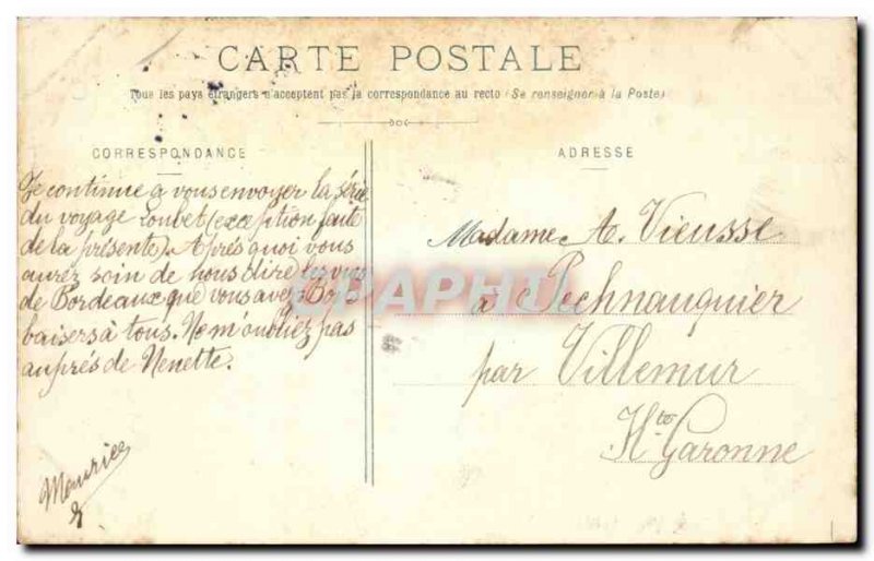 Bordeaux Postcard The Old high school