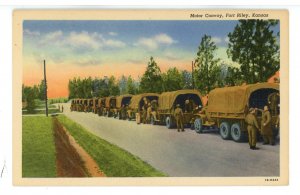 Military - Fort Riley, KS. Motor Convoy