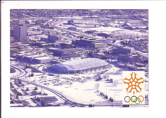 Oval with Snow, 1988 Calgary Olympic Winter Games, Alberta