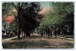 c1910 East Avenue Street Classic Car Road Rochester New York NY Vintage Postcard