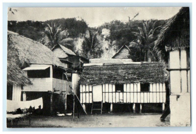 c1950s Guam Family Style House Unposted Vintage Foreign Postcard 