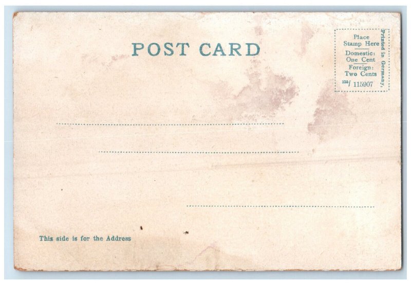 c1905 Using Equipment in Stripping Hemp Manila Philippines Antique Postcard