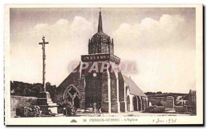 Old Postcard Perros Guirec The Church