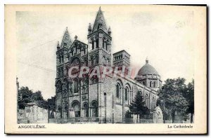 Postcard Old Angouleme Cathedrale