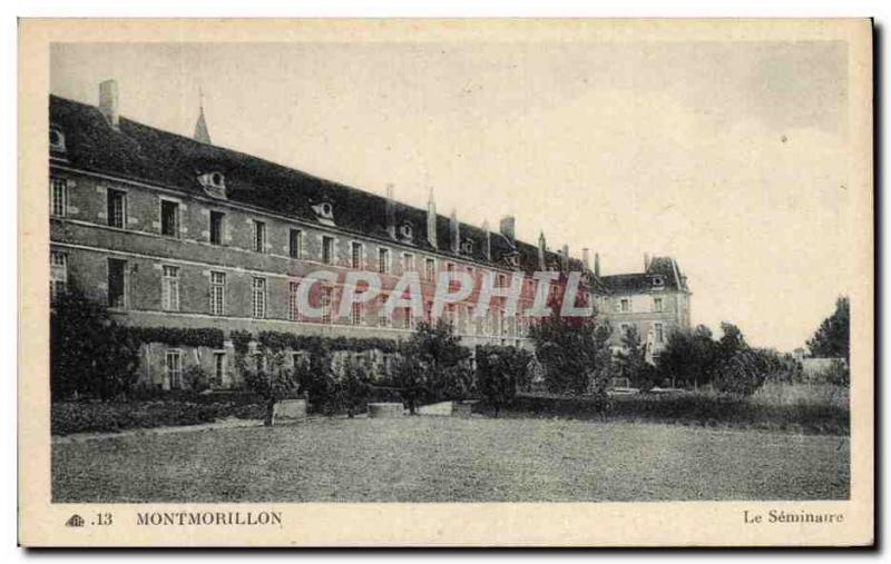 Old Postcard Montmorillon The Seminar