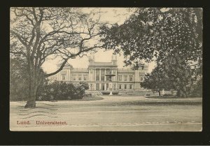 Postmarked 1909 Tonebro Sweden Lund University UPU Photo Postcard