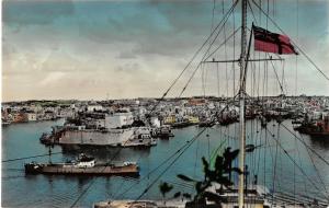 BR103163 malta view of grand harbour ship bateaux