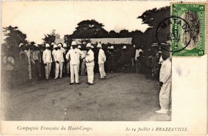 PC BRAZZAVILLE 14 JUILLET FRENCH CONGO (a35782)