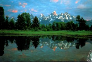 Wyoming Grand Teton National Park Panramic View 2001