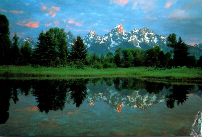 Wyoming Grand Teton National Park Panramic View 2001