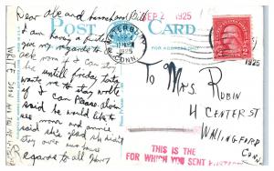 1925 Arch Bridge, Hamilton Park, Waterbury, CT Postcard