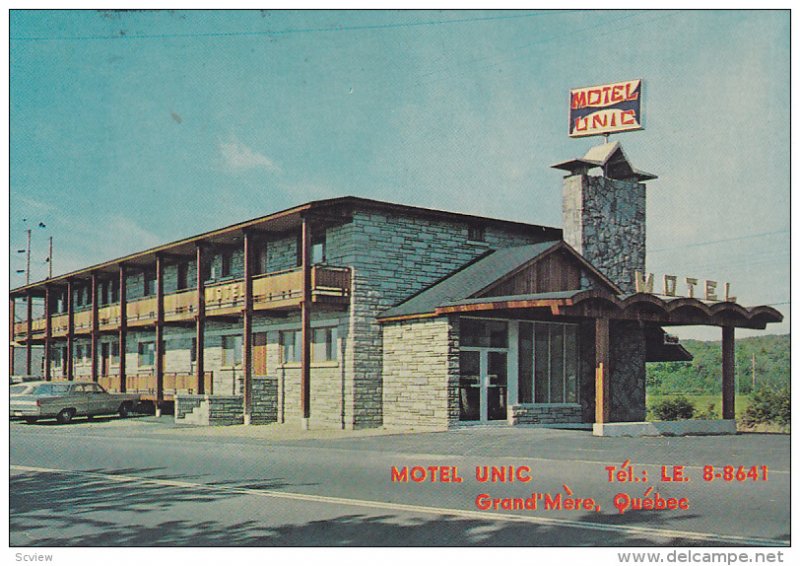 Motel Unic, GRAND'MERE, Quebec, Canada, 40-60's