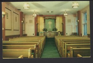 IL CHICAGO Temple Interior Dixon Chapel completed in 1956 ~ Chrome