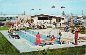 Trail Riders Holiday Park Mesa AZ Arizona Seniors Unused Vintage Postcard F38