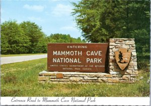 Postcard KY Mammoth Cave National Park - Entrance Road