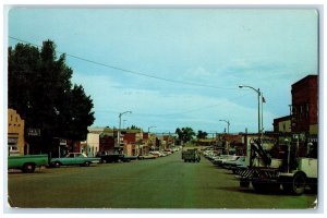 c1960s The Home Of The Antelope Downtown Scene Gillette Wyoming WY Cars Postcard