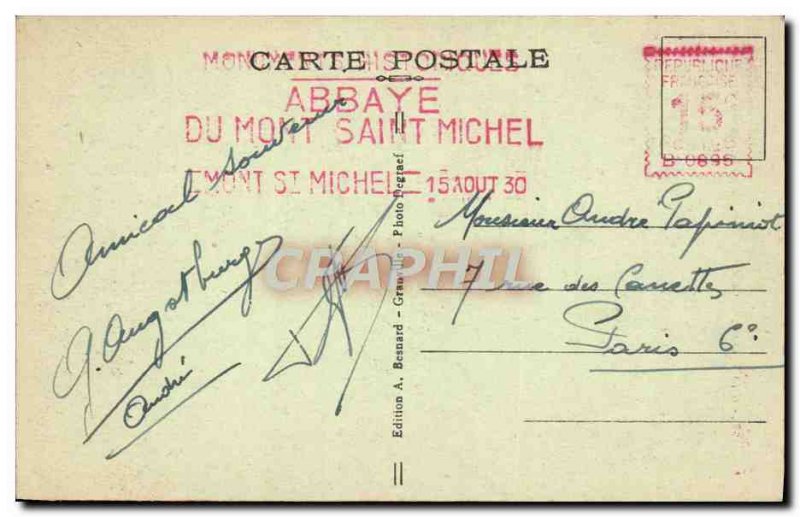 Old Postcard The Beach View From Granville Grand Staircase