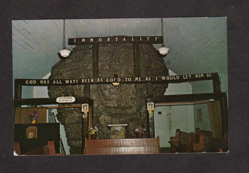 AL Howard's Church Chapel Lookout Mtn Mountain Georgia Postcard Religious PC
