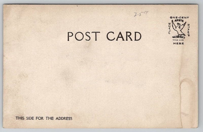 RPPC Older Man Boarding Ship c1906 Postcard H26