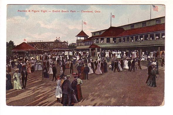 Pavillion and Figure Eight Ride, Euclid Park, Cleveland, Ohio