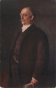 German statesman and diplomat Count Otto of Bismarck portrait postcard