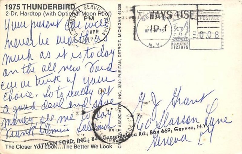 1975 Thunderbird 1975 