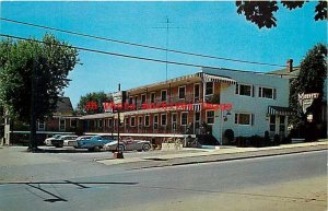 PA, Somerset, Pennsylvania, Moore's Motel, 50s Cars, Dexter Press No 46691B
