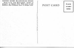 OR - Oregon City. McLoughlin House Record Room