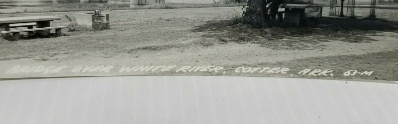 Cotter Arkansas Bridge Over White River Lakeview 1967 Vintage Postcard   300