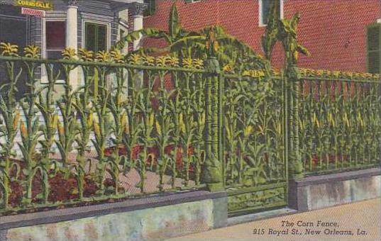 Louisiana New Orleans The Corn Fence 915 Royal Street