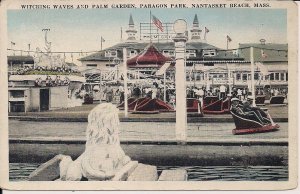 Amusement, Paragon Park, Nantasket Beach, MA 1922, Witching Waves, Palm Garden